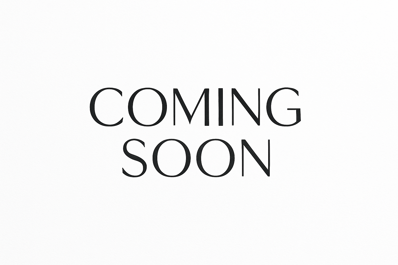 coming soon simple letterss